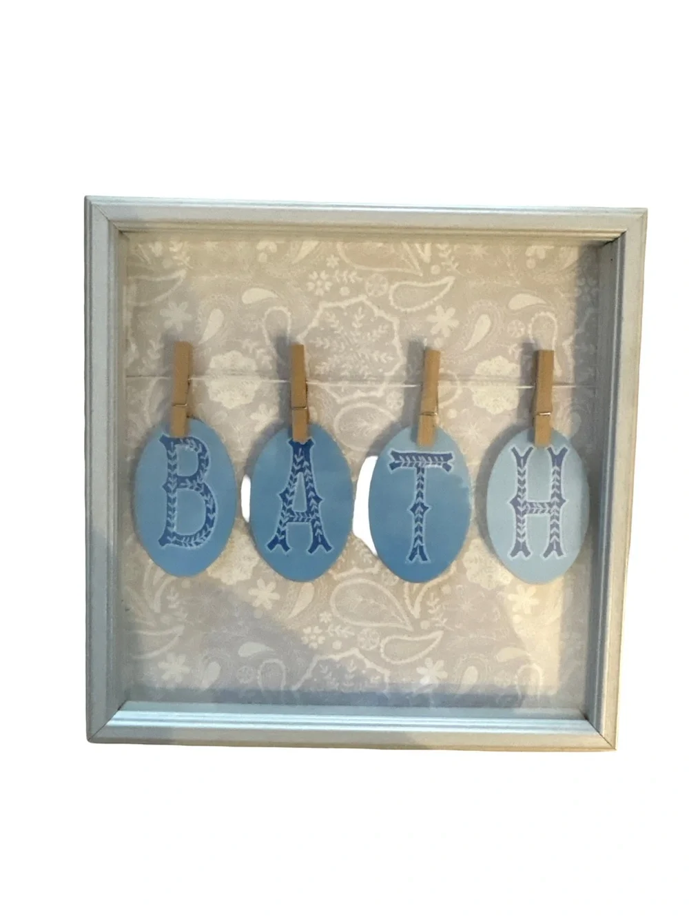 Framed Deborah Jones “Bathtime” Illustration with second Bath piece